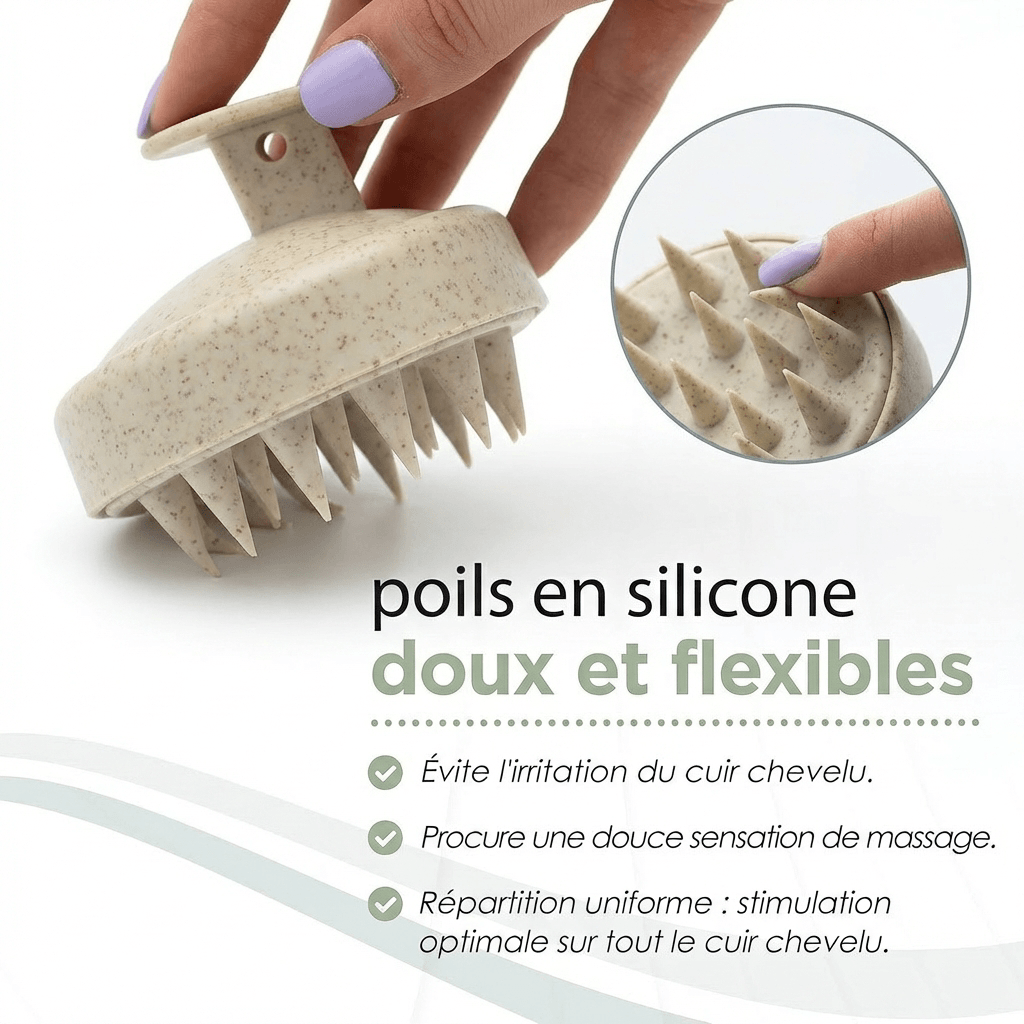 Brosse Massage Cuir Chevelu